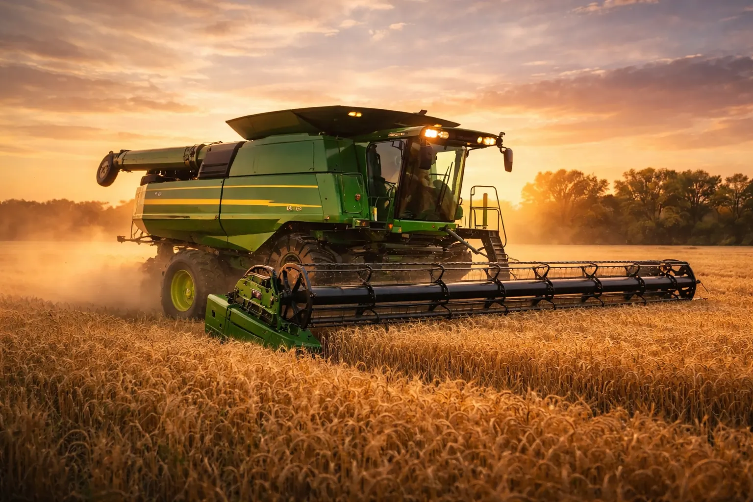 Cosecha coordinada por SAI Integrales, SAI agropecuario de Carlos Fuertes